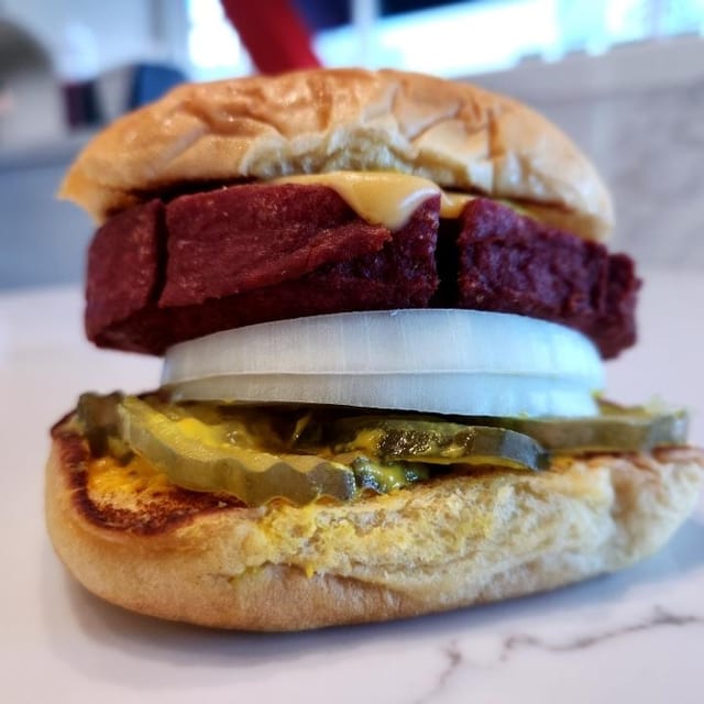 #13 THICK CUT BEEF BOLOGNA SANDWICH COMBO.