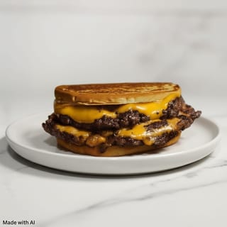DOUBLE CRUST SMASH CHEESEBURGER