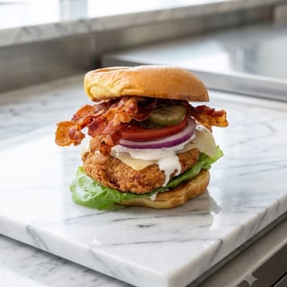 COUNTRY FRIED CHICKEN RANCH SANDWICH
