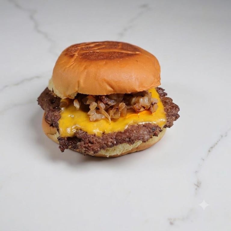 Indulge in Our Cheeseburger